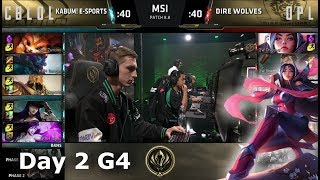 KaBuM! e-Sports vs Dire Wolves | Day 2 LoL MSI 2018 Play-In Group Stage | KBM vs DW