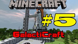 Космический майнкрафт! Galacticraft # 5 ВЗЛЕТНАЯ площадка!!!
