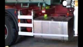 Монтаж Reflexite VC104 на жесткий борт и на тент