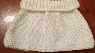 Tuto tricot jupe jupette bébé 0/3 mois