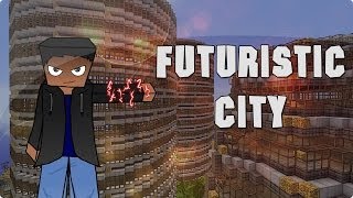 Видео геймплея карта "Futuristic City" для Майнкрафт