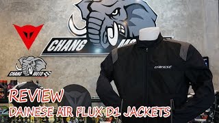 รีวิว Dainese รุ่น Air Flux D1 SMU Text Jacket