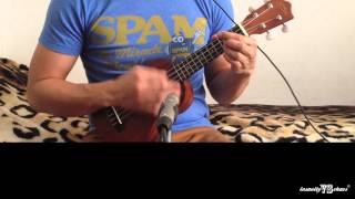 Paramore - Interlude: I'm Not Angry Anymore ukulele instrumental cover with lyrics / karaoke