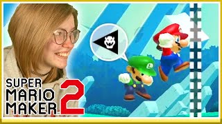 VÄRSTA TRICK-SHOT:ET! - Multiplayer i Mario Maker 2 #12