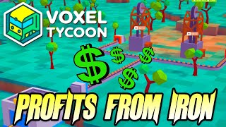 Making Millions With Iron - Voxel Tycoon Gameplay