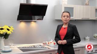 Видеообзор встраиваемой вытяжки Krona Irma 600 Black Sensor