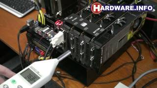 GeForce GTX 480 4-way / Quad SLI - Power consumption, temperatures and noise production
