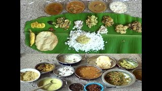 Kerala Onam Sadya Recipes/Onam Sadya Lunch Menu