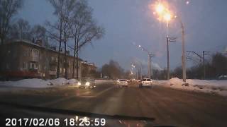 Тест Автомобильный видеорегистратор Ritmix AVR-424 (Вечер)