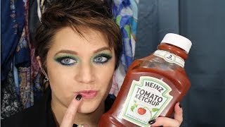 GET RID of COLD SORES with KETCHUP!!!! NO JOKE!!