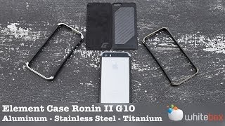 Element Case Ronin II G10 обзор бамперов для iPhone 5 / 5S от Whitebox.com.ua