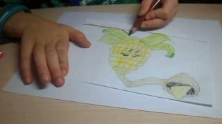 Как рисовать растения против зомби кукурузопульта | How to Draw Plants vs Zombies Kernel-pult
