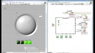 Stepper Motor program with a National Instruments LabVIEW Interface