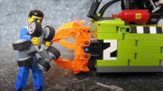 Remote controlled football player - Power Miners style