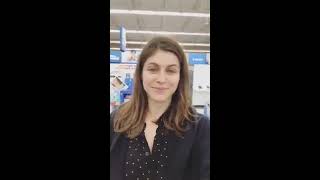 Alexandra Daddario having fun in Walmart - Instagram
