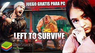 Juegazo de Zombis, Cómo Jugar Left to Survive en PC usando bluestacks 4 | juego de zombies gratis