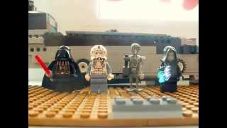 Лего сценка из игры Star Wars The Force Unleashed.