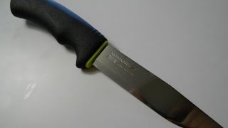 Экспресс-тест ножа Mora BushCraft Forest .