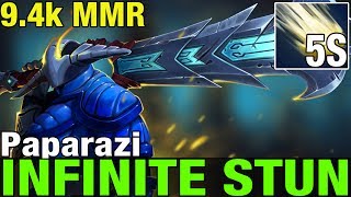 INFINITE STUN - Paparazi 9.4K MMR Plays Sven with lvl 25 Talent Tree - Dota 2