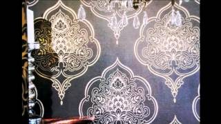 Металлизированные обои - The metallized wall-paper