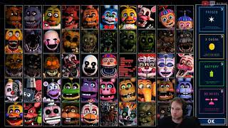 FNaF Ultimate Custom Night: 50/-1 Complete (-500 Points, lol Negative Night)