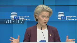 Belgium: Von der Leyen condemns Belarus migrant wave as 'state-sponsored smuggling'