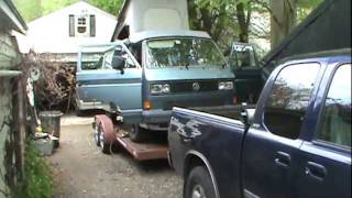 old start cold start vw bus sitting for 10 years