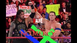 مباراه العمالقه جون سينا ضد رومان رينز NO MERCY 2017