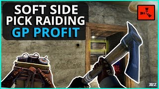 Rust SOFT SIDE Pick RAIDING For Mega GP PROFIT!! Rust Solo Survival Gameplay Part 3