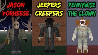 Jason Vorhees VS Jeepers Creepers VS Pennywise! (Roblox)