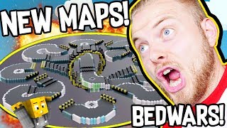 CRAZY NEW BEDWARS MAPS!! W/AshDubh