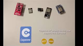 Getting Started with the ESP8266 in Cayenne IoT Project Builder