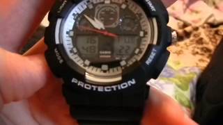 Настройка будильника на G-shock (реплика)