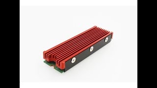 Охлаждение M.2 SSD диска, сравнение до и после