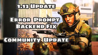 Update 1.13 | Xbox PS4 Error Prompt | Community Update | Call of Duty Modern Warfare
