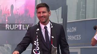 France: Messi greets PSG fans outside Parc des Princes stadium in Paris
