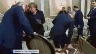 Прикол! Путин Лукашенко стул Lukashenko wins chair Putin
