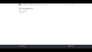 MY CPS  [Click per second] Kohi click speed test