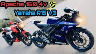 Yamaha R15 vs Apache 160 -- HIGH RPM TEST -- ShOcKiNg ReSulTs ?