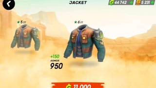 GUNS OF BOOM - JACKET  ?️  UPGRADE  COSTS 6 - 17 ? 800 - 3000 ?