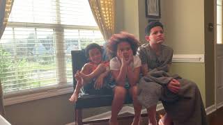 Kids sitting challenge