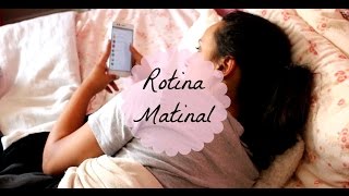 Rotina matinal p/dias de trabalho!