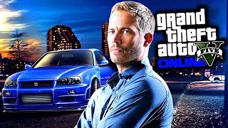 La Nissan Skyline GTR R34 de Paul Walker sur GTA V ! GTA Online Update Import Export