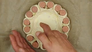 Кто мог подумать, что из 16 кусков сосиски можно приготовить такое..?!