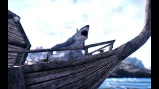 Skyrim mod: ПРОКЛЯТЬЕ АКУЛЫ-ОБОРОТНЯ!