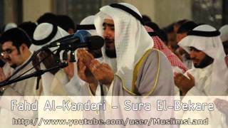 Fahd Al-Kanderi - Sura/Chapter 2. El-Bekare (Krava)