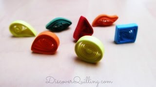 DIY Paper Quilling Tutorial - Basic shapes