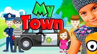 СМЕШНОЕ видео для ДЕТЕЙ Новый мультик ПРО ПОЛИЦИЮ детская игра My Town
