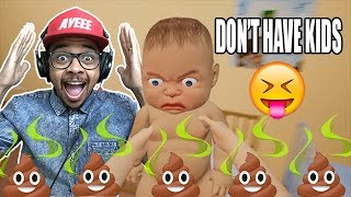 MOTHER SIMULATOR - THIS BABY SMELLS LIKE POOP ?