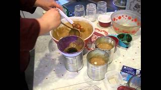 MAKING BOSTON BROWN BREAD WITH RAISINS